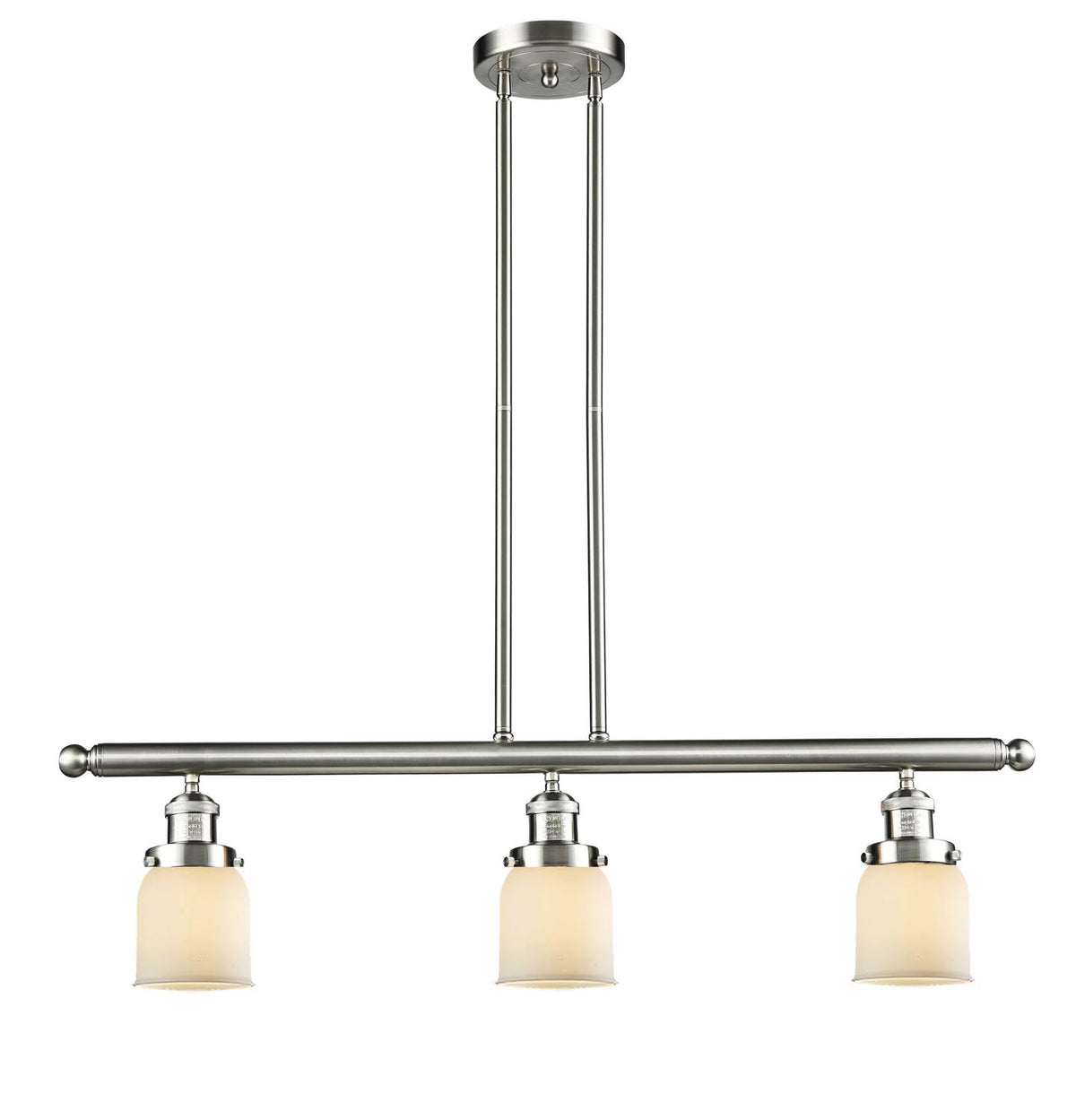 Brushed Satin Nickel 3 Light Island Light O7538