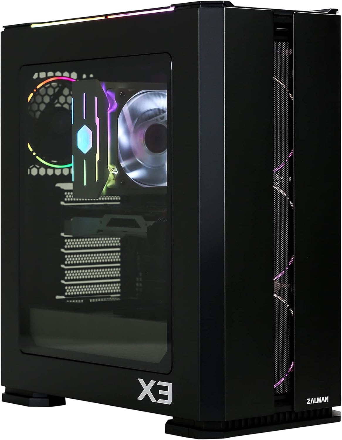 ATX Mid-Tower Case with 4 RGB Fans R9024