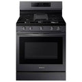 6 cu. ft. Wi-Fi Convection Gas Range with AirFry in Black Stainless Steel G9115