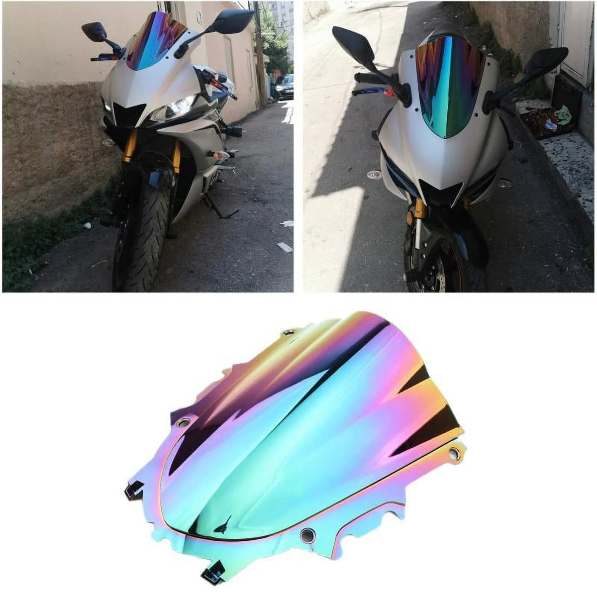 330x280mm Motorcycle Windshield N1811