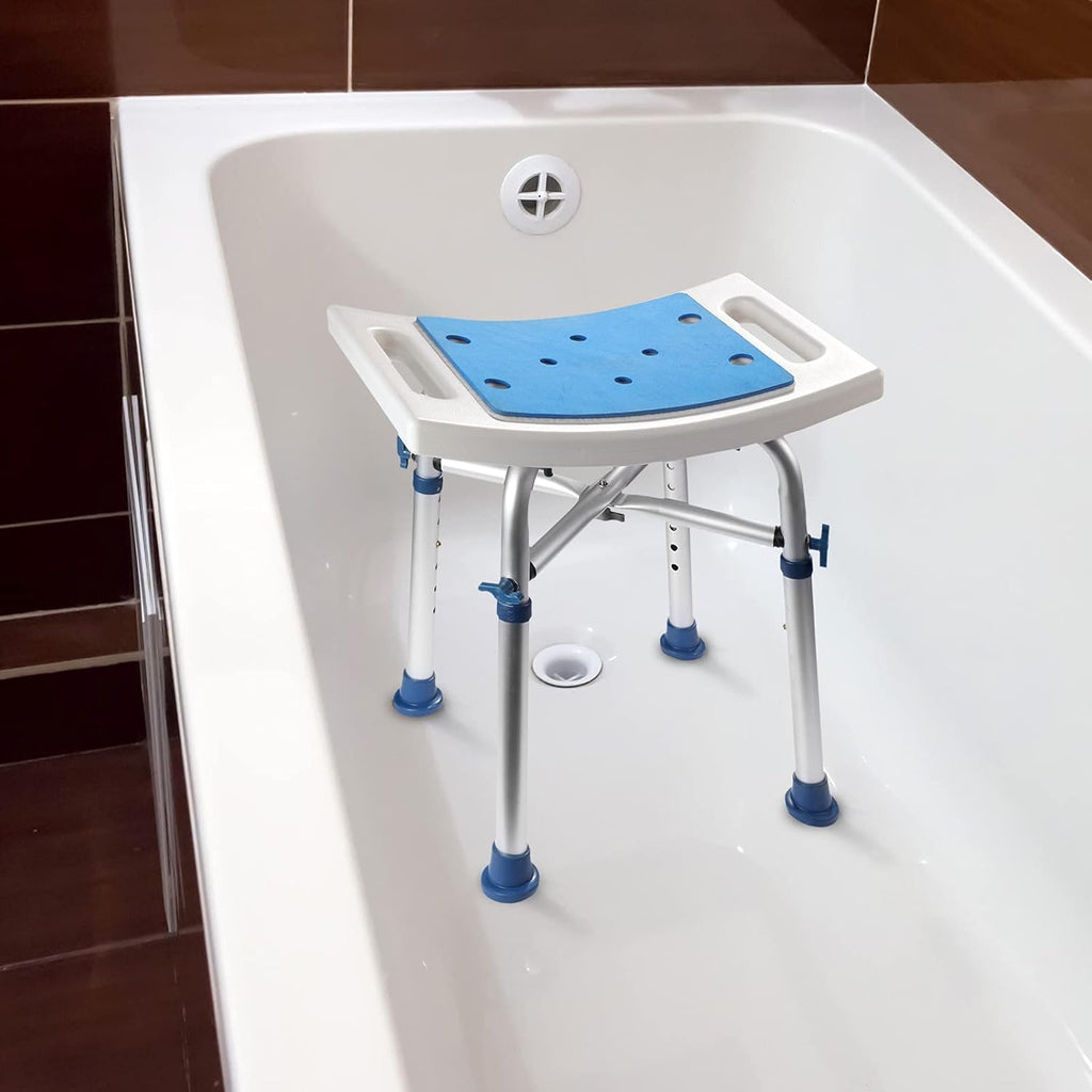 Adjustable Nonslip Shower Chair with Padded Seat H6064