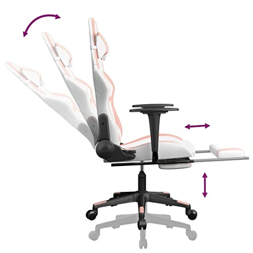 Black and Camouflage Faux Leather Gaming Chair with Footrest E8427