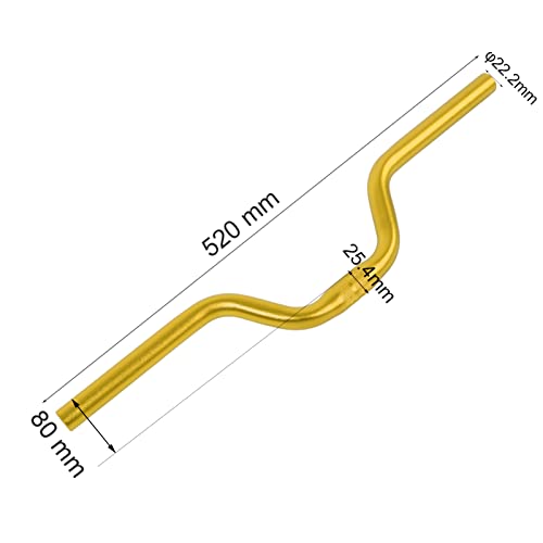 Blue Aluminum Mountain Bike Handlebar 25.4mm*520mm V92469