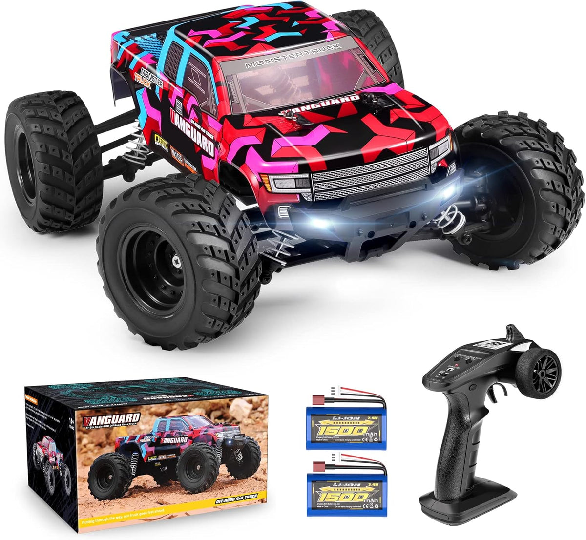 1:12 Scale 4X4 Off-road RC Truck 38 km/h U652744