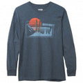 Navy Heather Men's Long Sleeve Graphic T Shirt F52545