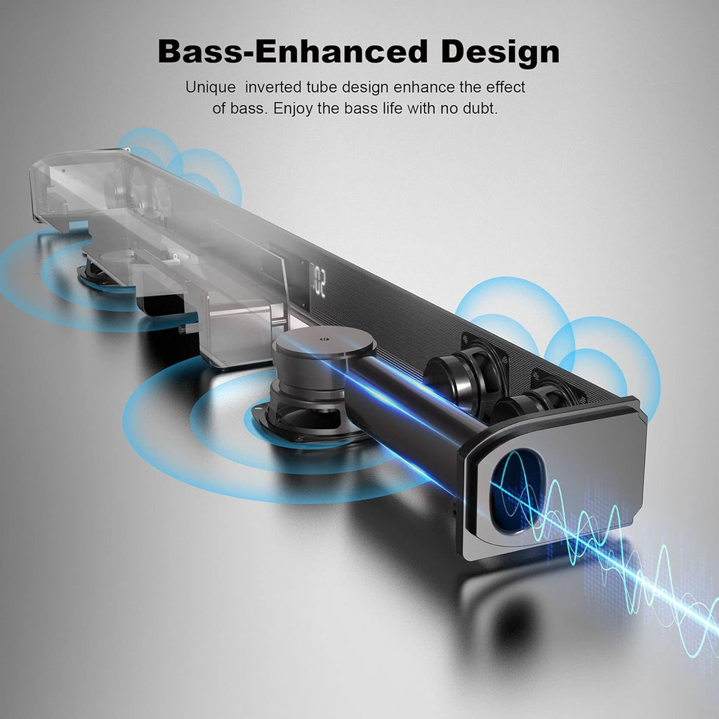2.1CH Soundbar with Built-in Dual Subwoofers T337
