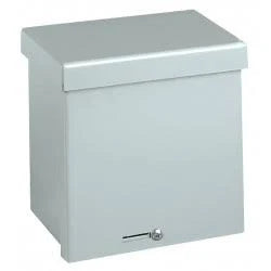 18 inH x 18 inW x 4 inD Metallic Enclosure with Padlockable Hasp O6690