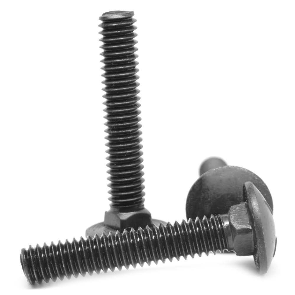 5/16x22-18 x 2 1/4x22 Coarse Thread Grade 5 Carriage Bolt Medium Carbon Steel Black Oxide M59992