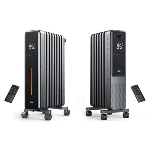 1500W Oil Filled Radiator Heater with Remote Control M924675