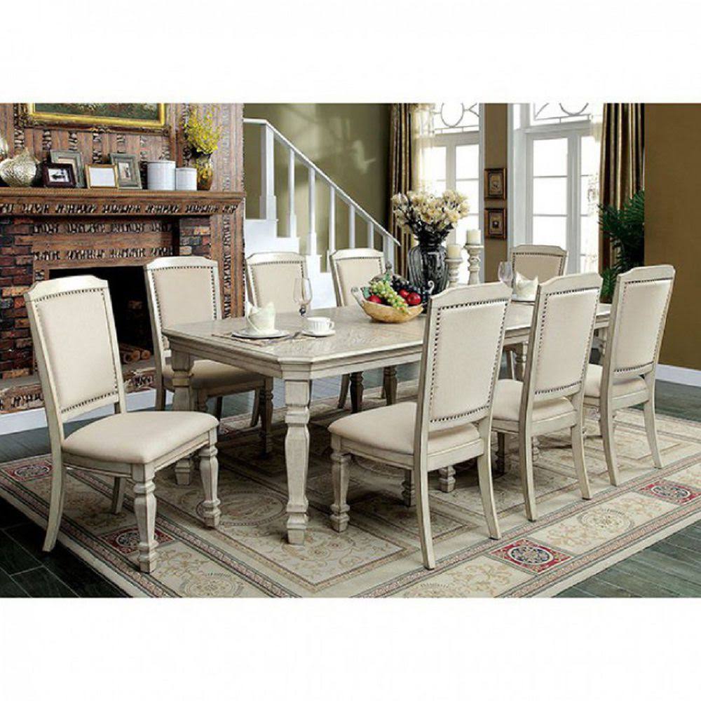 Antique White Side Chair Set of 2 H8066