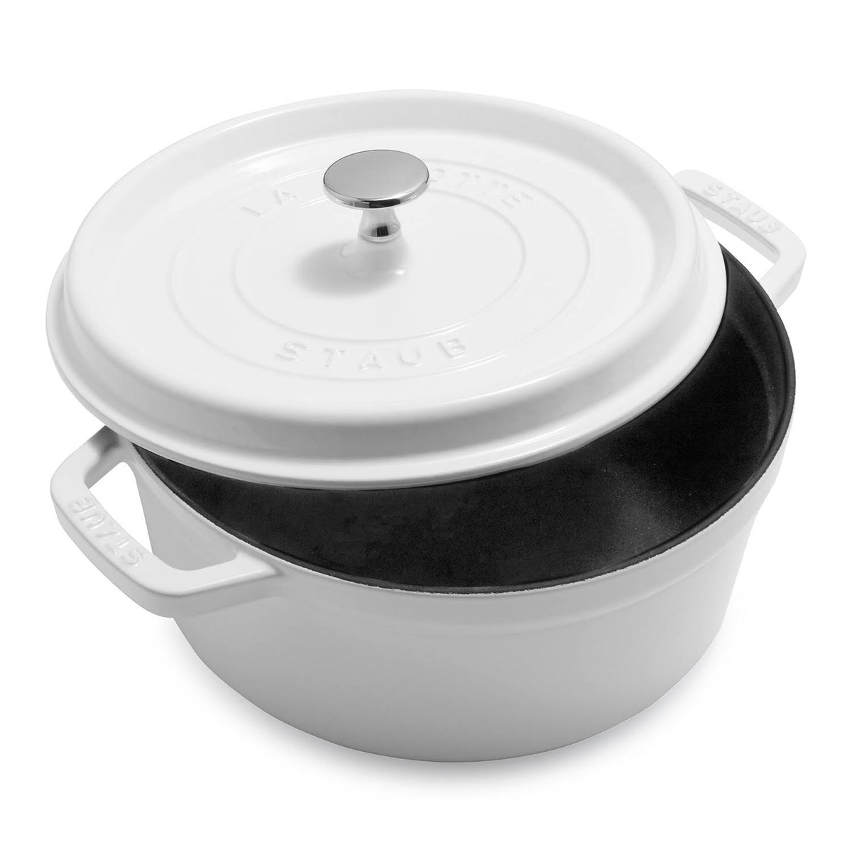 Dark Blue Cast Iron 4-Quart Round Cocotte O950107