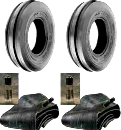 350x6 Front 3 Rib Tires with Tubes V9214