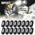 White LED Rock Lights 16PCS V602