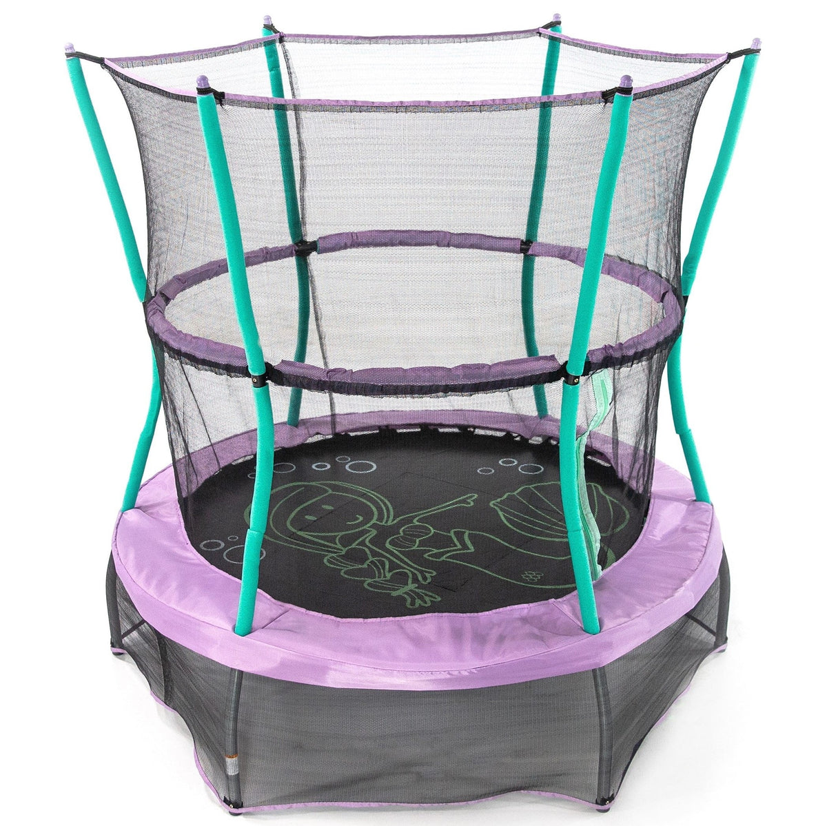 55-Inch Trampoline with Enclosure and Sound S650