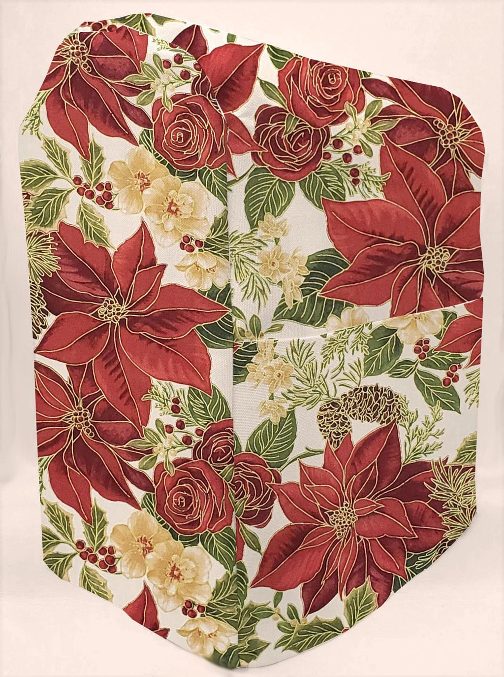Christmas Poinsettia Stand Mixer Cover D41032