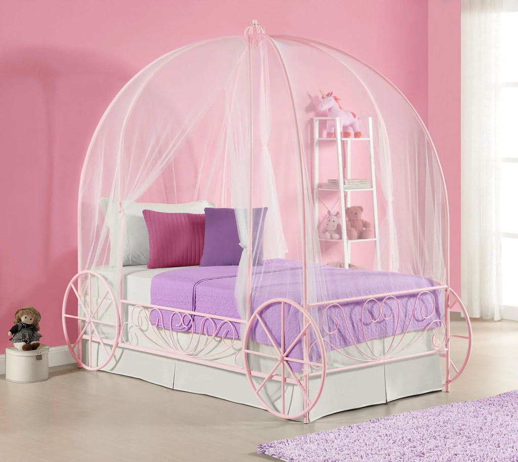 White Metal Twin Bed N12920