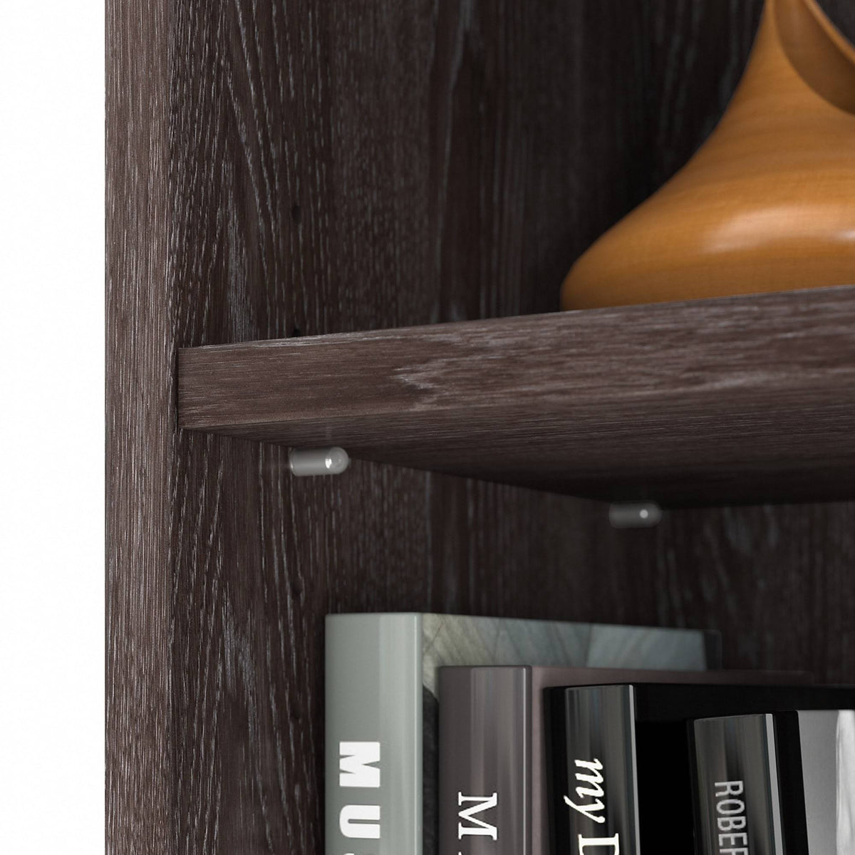 Charcoal Gray 5 Shelf Bookcase G46739