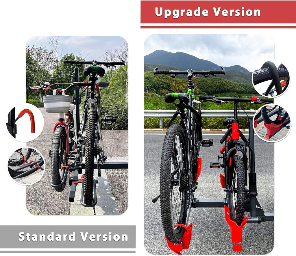 2'' Hitch Bike Rack 4 Pack, 4-Bike eBike Carrier, 132 lbs Capacity I84425