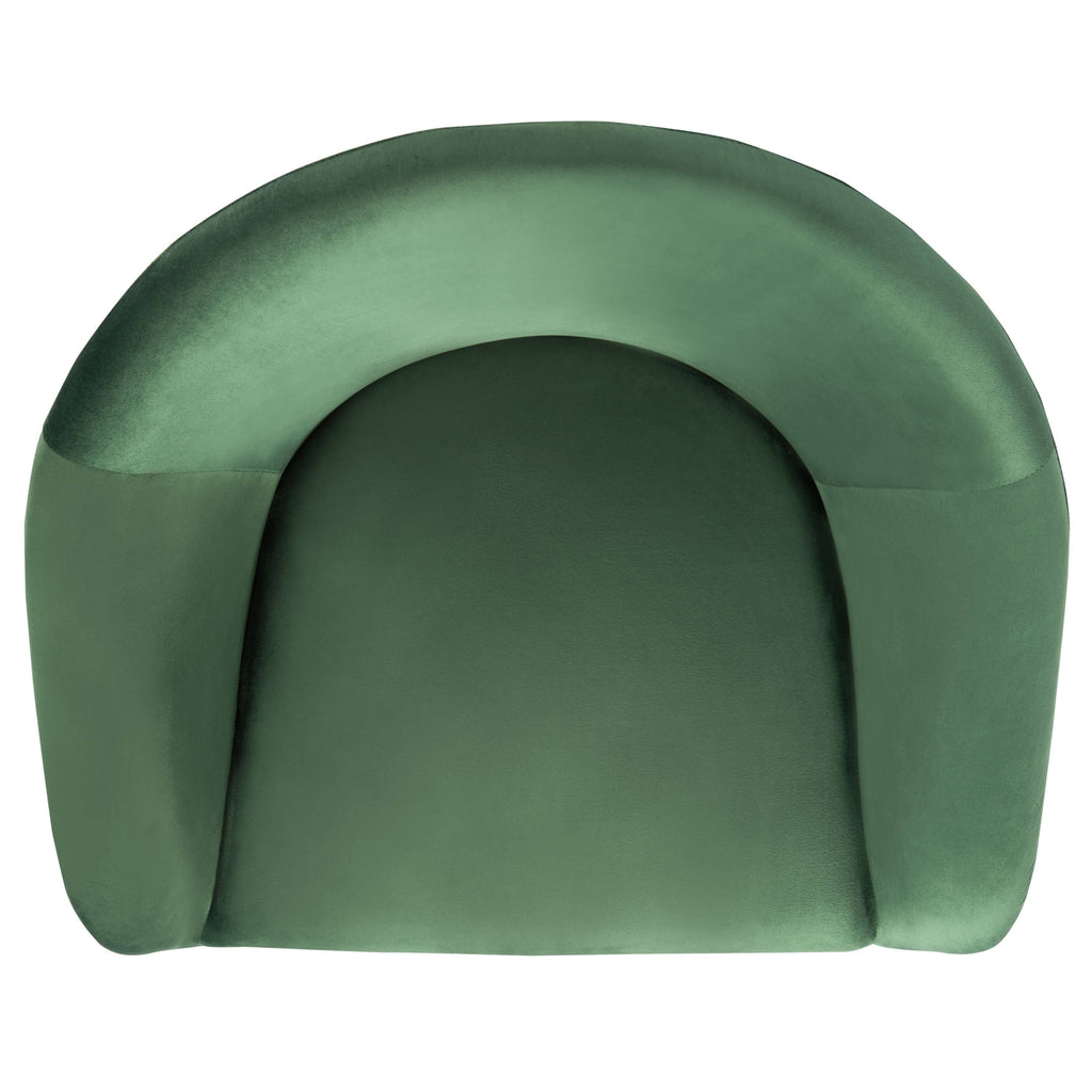 Cream Velvet Accent Chair V679