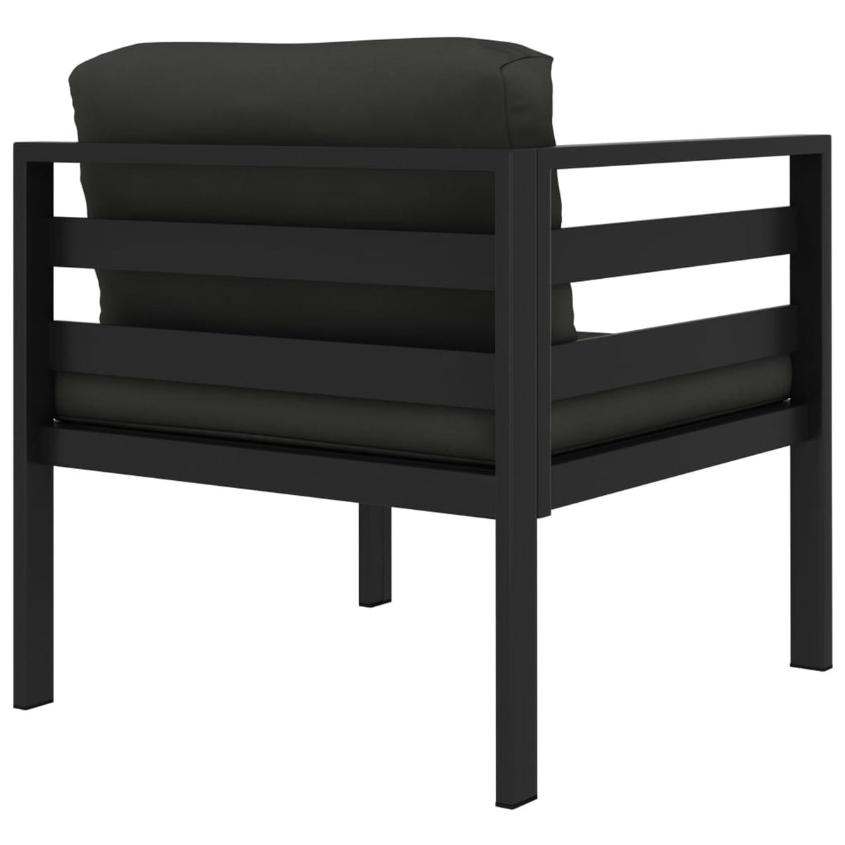 Anthracite Sectional Corner Sofa with Cushions S765