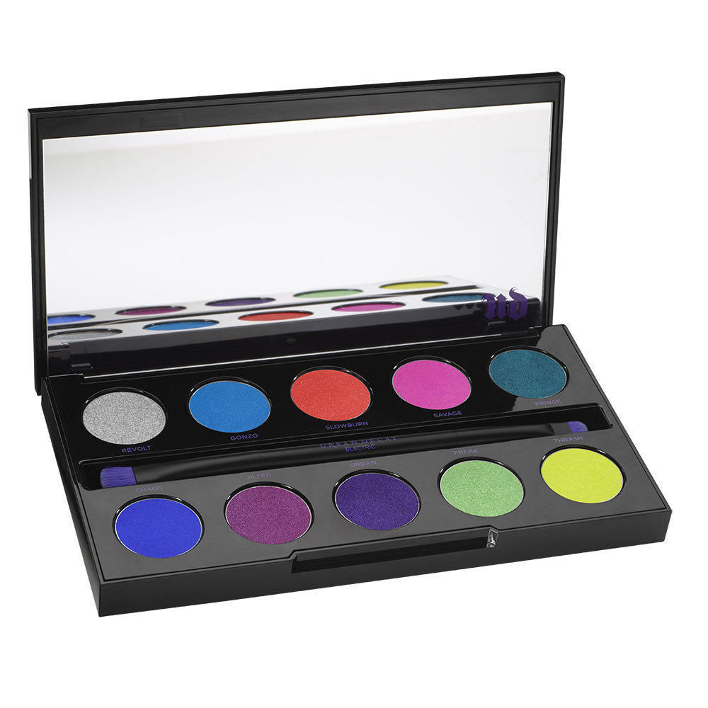 Electric Pressed Pigment Eyeshadow Palette with Brush D2240