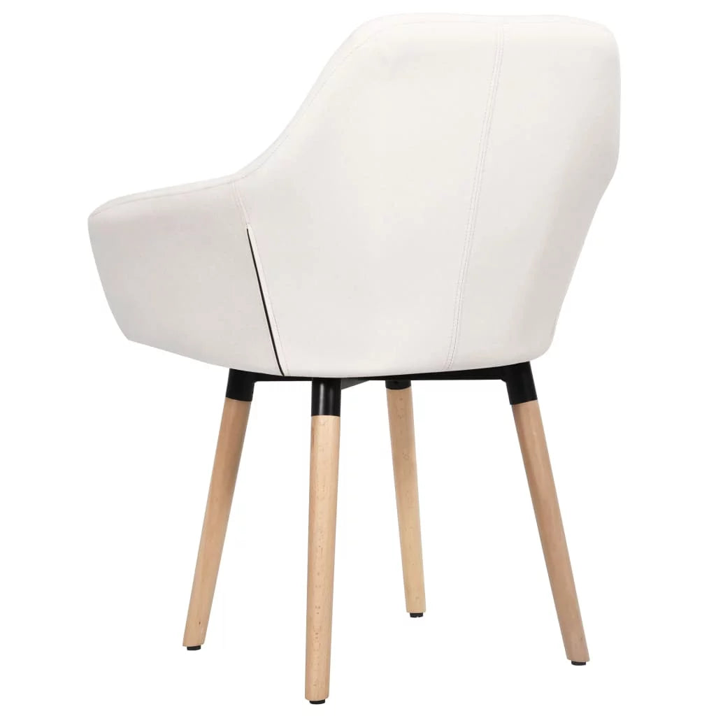 Dining Chairs 2 pcs Cream Fabric G3046