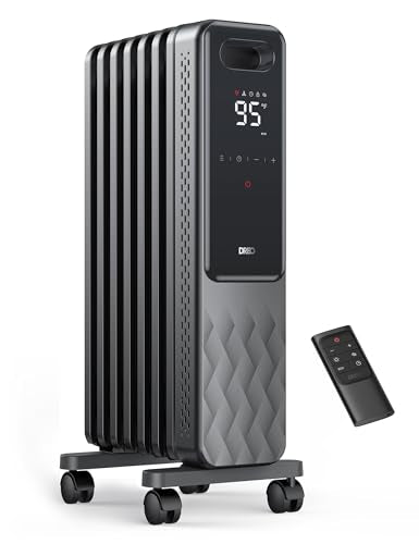 1500W Oil Filled Radiator Heater with Remote Control M924675