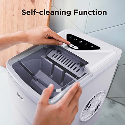 Countertop Ice Maker with Ice Scoop and Basket W5712