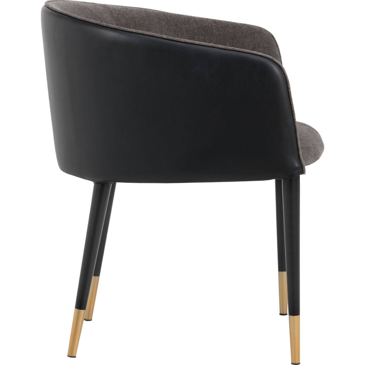 Sparrow Grey / Napa Black Dining Armchair H5289