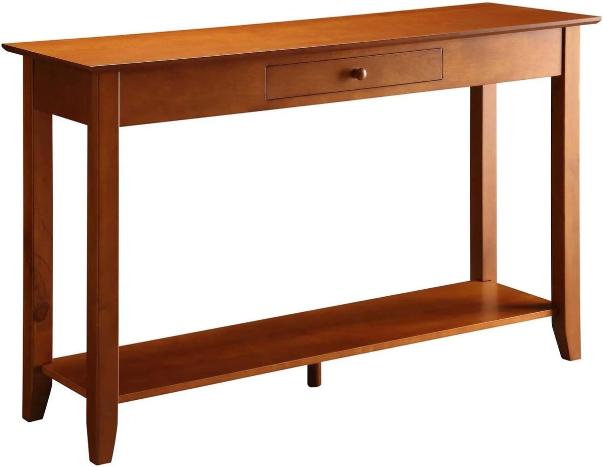 Cherry Console Table With Drawer L1056