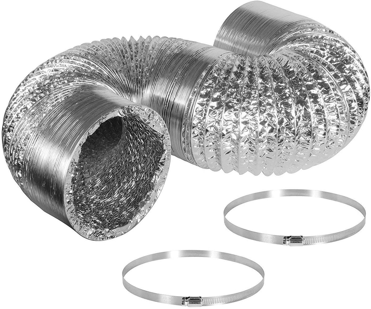 6 inch 442 CFM Inline Fan Carbon Filter 16 Feet Ducting Combo with Variable Speed Controller and Rope Hanger N7227