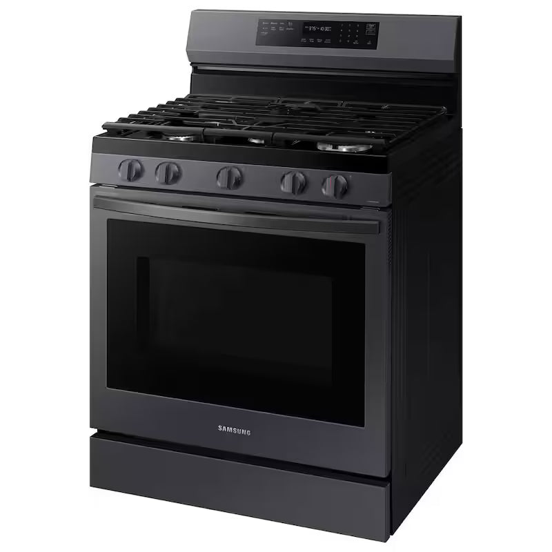 6 cu. ft. Wi-Fi Convection Gas Range with AirFry in Black Stainless Steel G9115