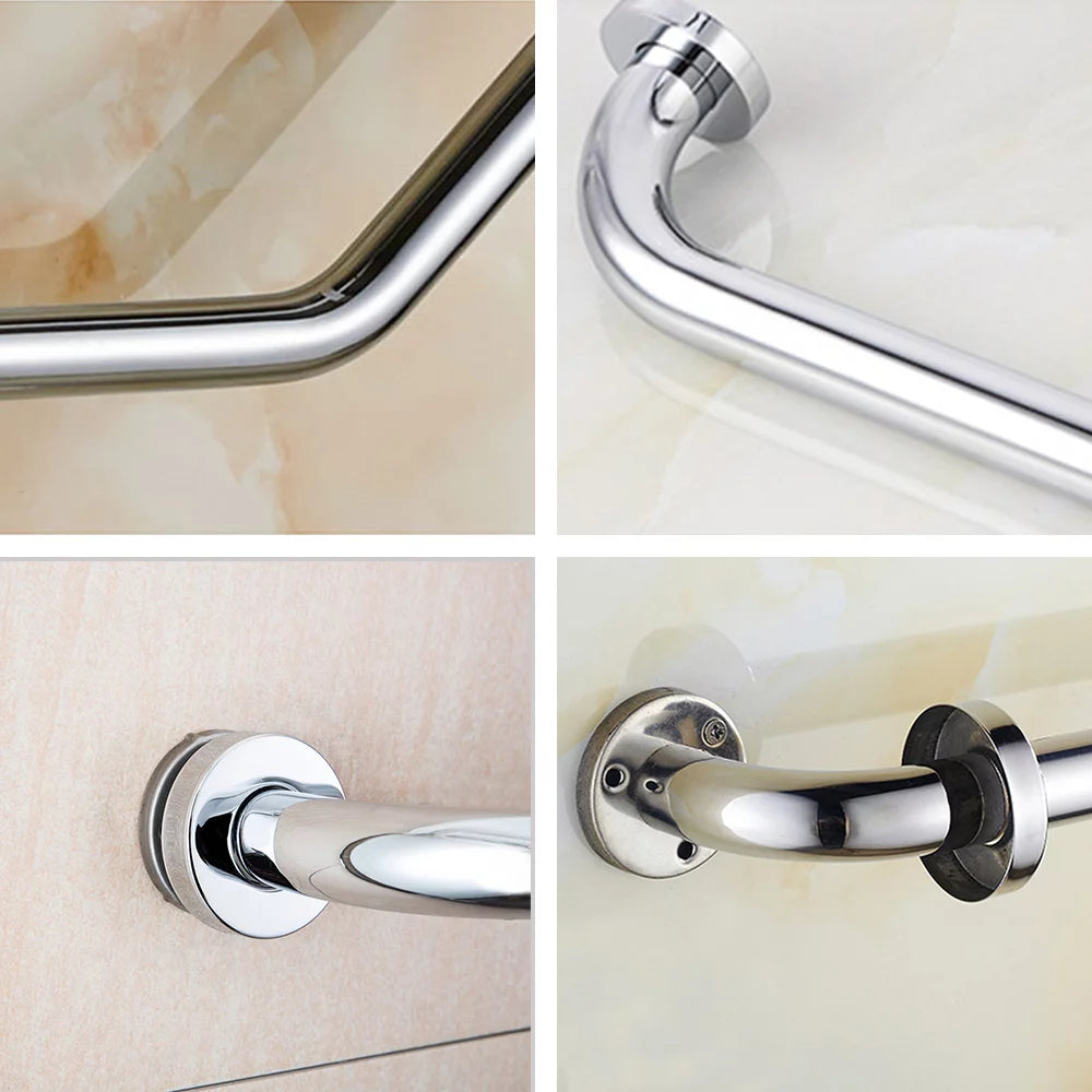 Bathroom Grab Bar Stainless Steel Chrome Safety Rail O184399