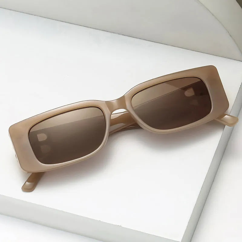 B-shaped Small Frame Square Polarized Sunglasses U9249