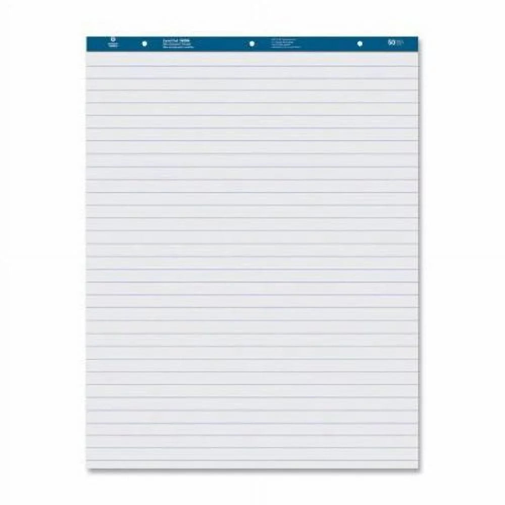 Ruled Easel Pad, 50 Sheets, 27"x34", White I3728