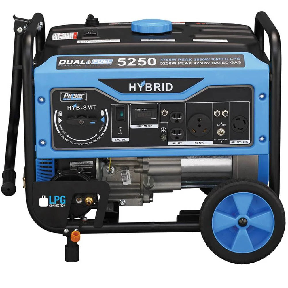 5250 Watt Portable Gasoline and Liquid Propane Generator X9865