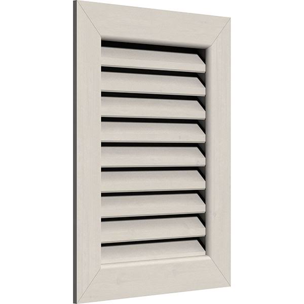 12 inch Vertical Gable Vent, Primed Smooth Western Red Cedar R538