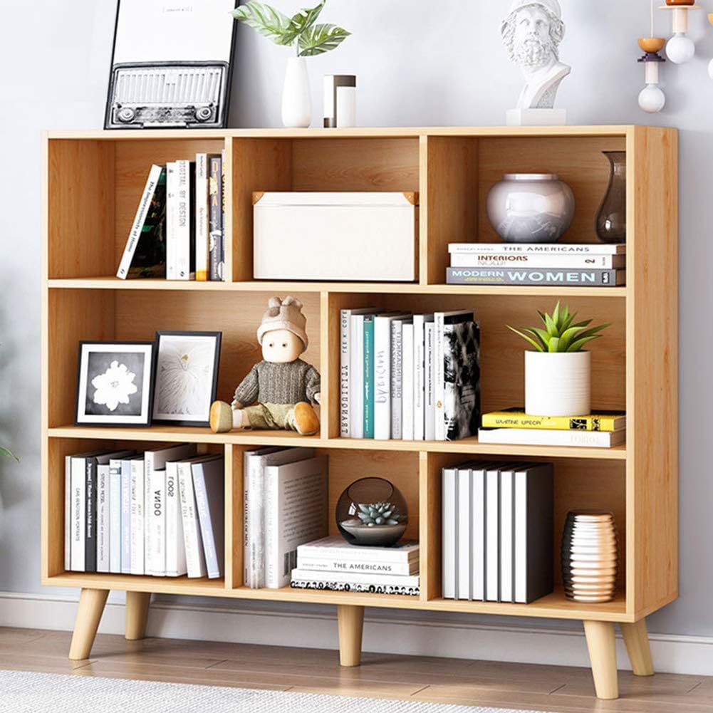 3-Tier Wooden Open Shelf Bookcase E456