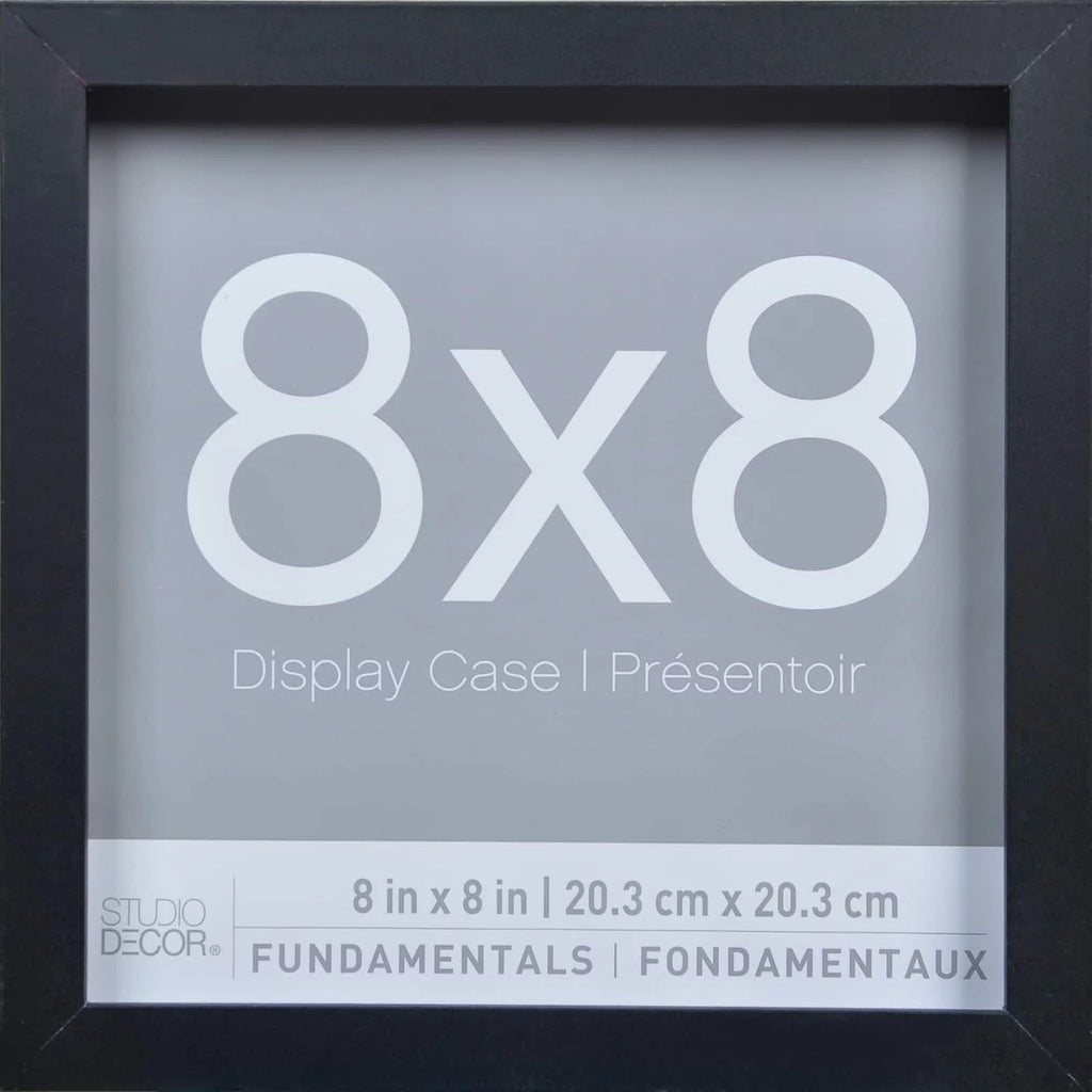 Black 8" x 8" Shadow Boxes K481