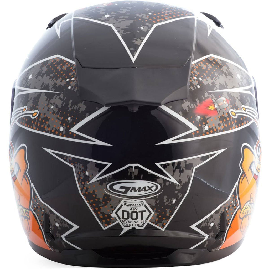 Full Face Alien Helmet Black/Blue R344579