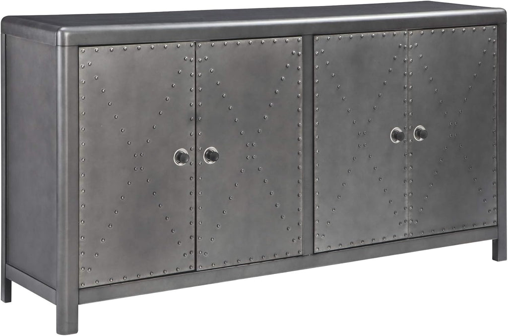 Gray Accent Cabinet or TV Stand F9762