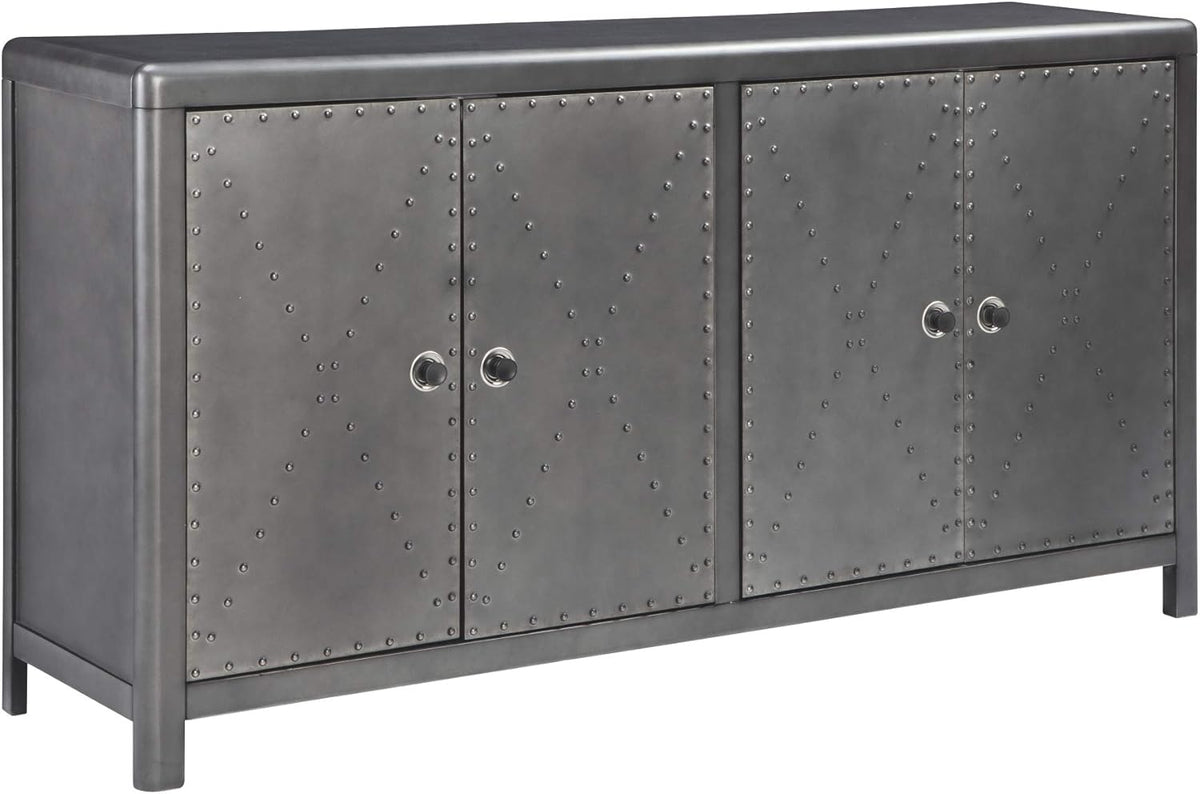 Gray Accent Cabinet or TV Stand F9762