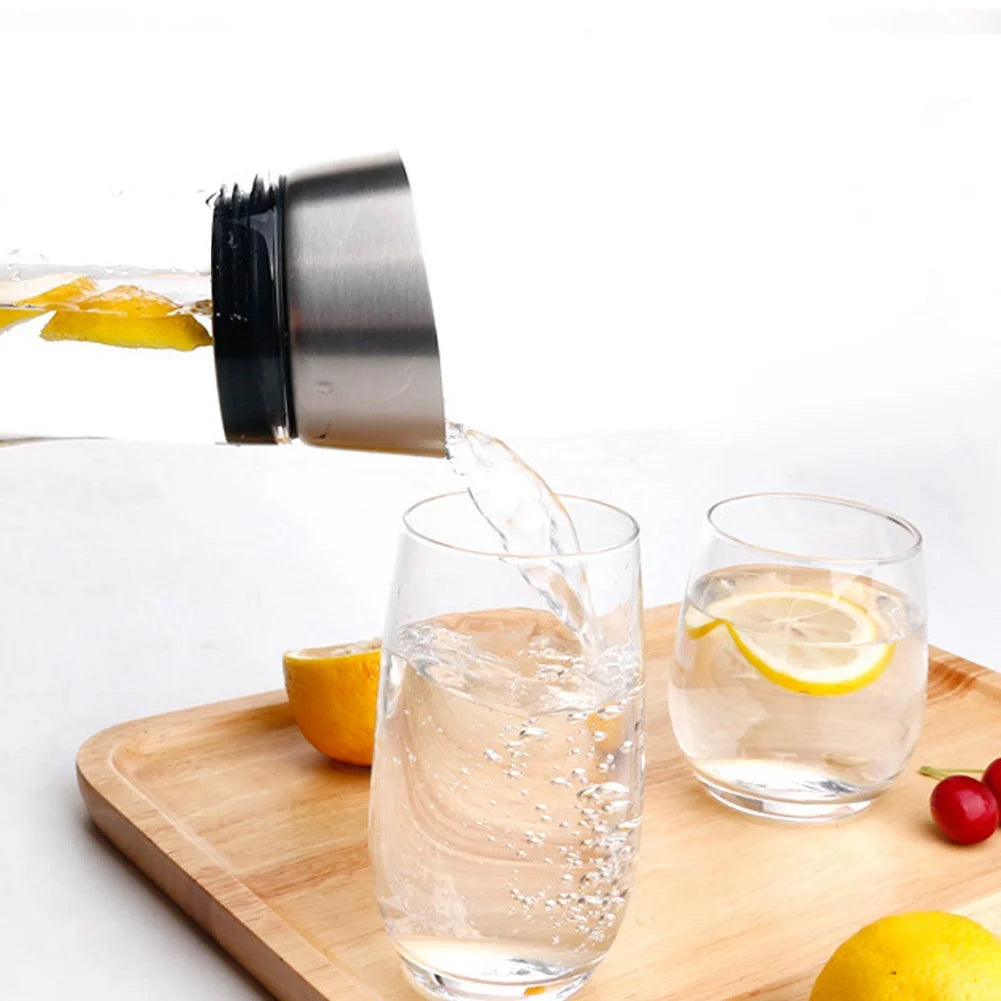 1.2L Acrylic Transparent Juice Bottle with Lid E870