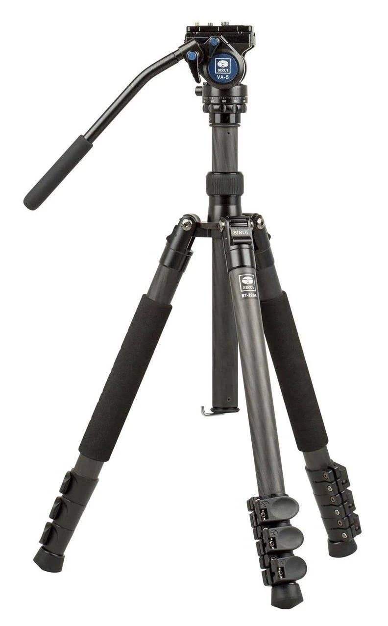 Carbon Fiber Travel Tripod with Video Head N773439
