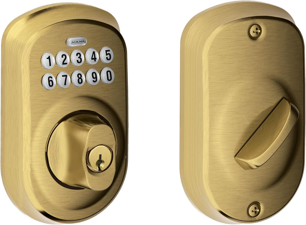 Aged Bronze Keypad Deadbolt E6671