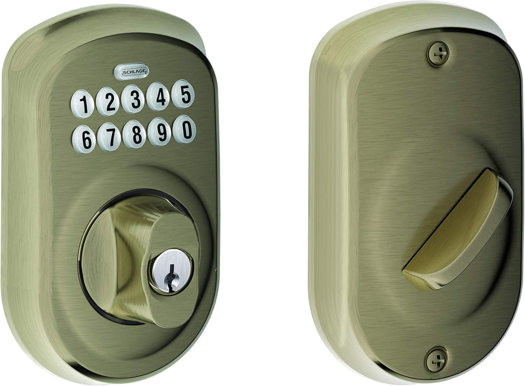 Aged Bronze Keypad Deadbolt E6671