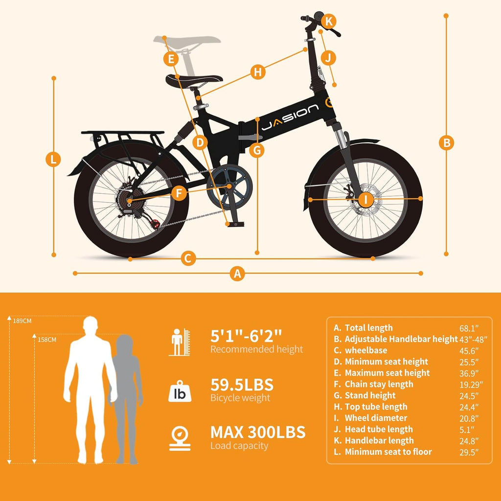 20" Fat Tire Folding Electric Bike S5159