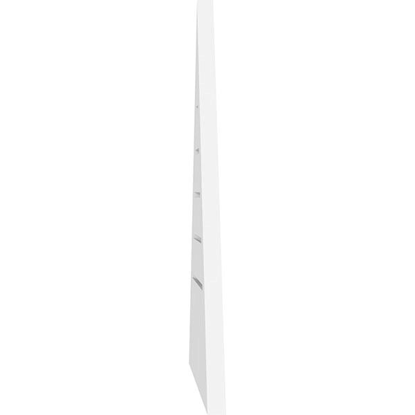 Triangle Surface Mount PVC Gable Vent D3669