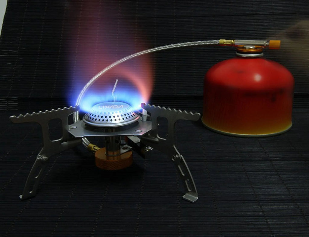 Camping Foldable Gas Set with Gas Conversion Head Adapter F801