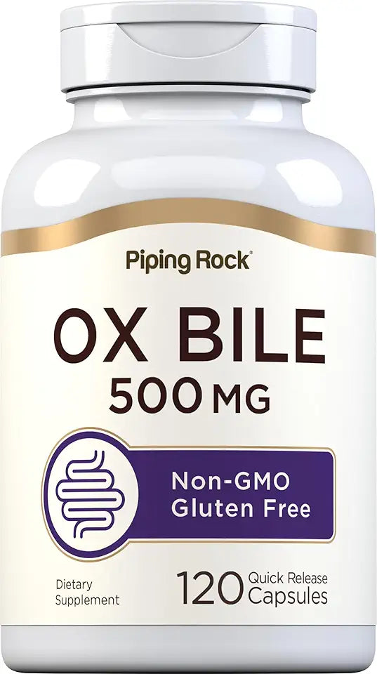 500mg 120 Capsules Non-GMO Gluten Free Digestive Enzyme Supplement E613